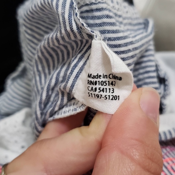 EGG Baby Seersucker Striped Ruffle Accent Onesie - Picture 7 of 10